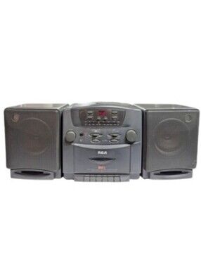 RCA Black Portable Stereo System with Dual Speakers Model RP-7979